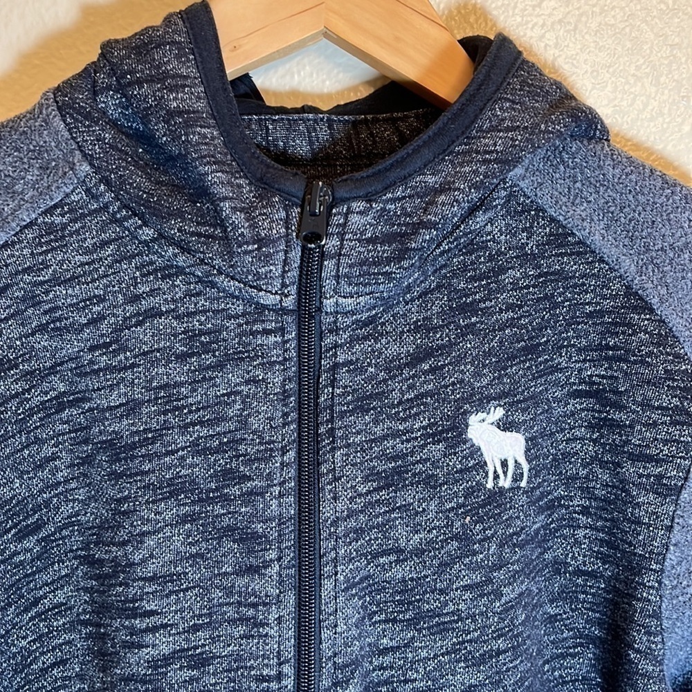 ABERCROMBIE Kids Blue Zipper Sweatshirt - Picture 2 of 8
